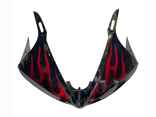 Discount 2005 Black with Red Flame Yamaha YZF 600 R6 Motorcycle Fairings Canada