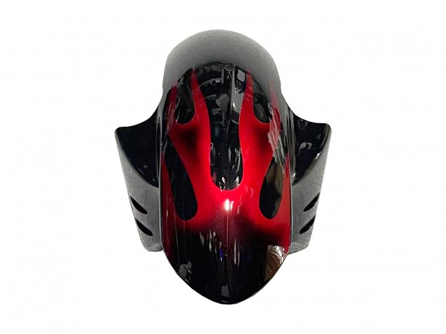 Discount 2005 Black with Red Flame Yamaha YZF 600 R6 Motorcycle Fairings Canada
