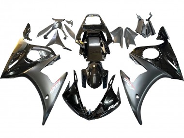 Discount 2005 Glossy Black Matte Black Gold Yamaha YZF 600 R6 Motorcycle Fairings Canada