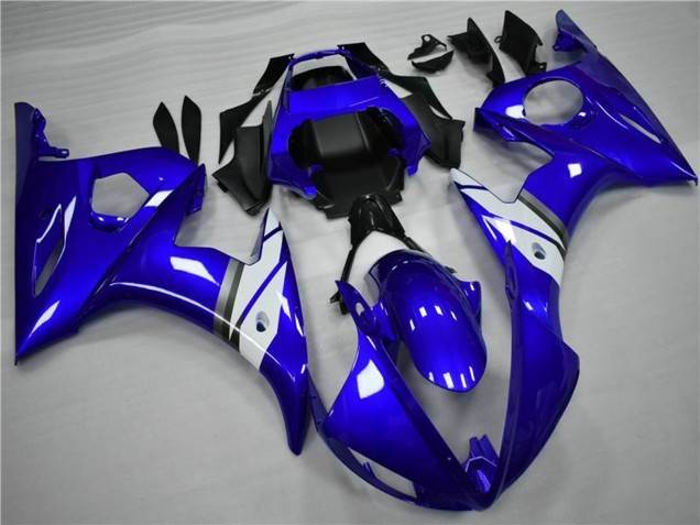 Discount 2005 Blue White Yamaha YZF 600 R6 Motorcycle Fairings Canada