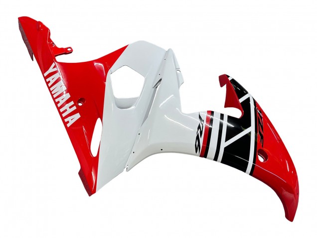 Discount 2005 White Red Glossy Black Yamaha YZF 600 R6 Motorcycle Fairings Canada