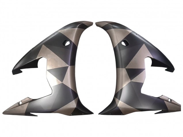 Discount 2005 Matte Black Grey Geometric Yamaha YZF 600 R6 Motorcycle Fairings Canada