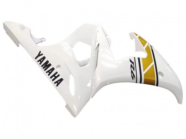 Discount 2005 White Gold Black Yamaha YZF 600 R6 Motorcycle Fairings Canada