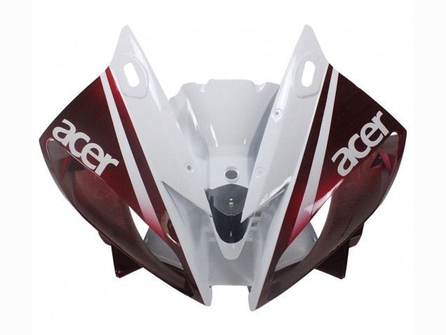 Discount 2006-2007 White Maroon Red Fiat Acer Yamalube Yamaha YZF 600 R6 Motorcycle Fairings Canada