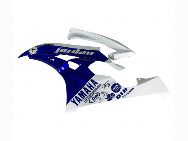 Discount 2006-2007 White Blue Jordan Yamaha YZF 600 R6 Motorcycle Fairings Canada