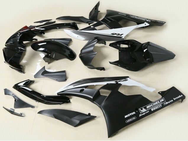 Discount 2006-2007 Glossy Black Matte Black White Motul Michelin Yamaha YZF 600 R6 Motorcycle Fairings Canada