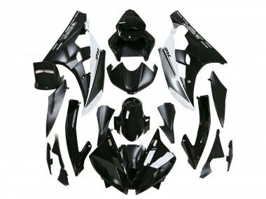 Discount 2006-2007 Glossy Black Matte Black White Motul Michelin Yamaha YZF 600 R6 Motorcycle Fairings Canada