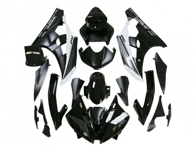 Discount 2006-2007 Glossy Black Matte Black White Motul Michelin Yamaha YZF 600 R6 Motorcycle Fairings Canada
