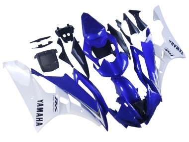 Discount 2006-2007 White Blue Black Yamaha YZF 600 R6 Motorcycle Fairings Canada
