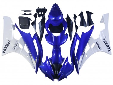 Discount 2006-2007 White Blue Black Yamaha YZF 600 R6 Motorcycle Fairings Canada