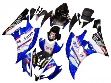 Discount 2006-2007 White Blue Black Fimer Volvo Yamalube Sterilgarda Yamaha YZF 600 R6 Motorcycle Fairings Canada