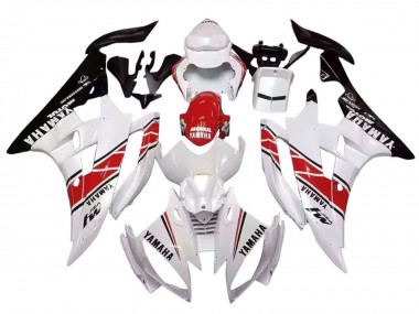 Discount 2006-2007 White Red Black Motul Yamaha YZF 600 R6 Motorcycle Fairings Canada
