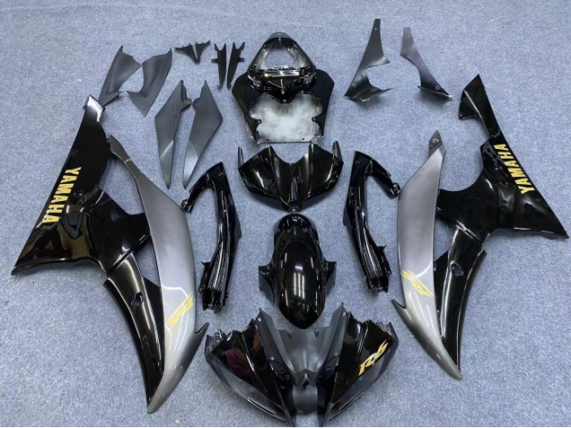 Discount 2006-2007 Silver Glossy Black Gold Decals Yamaha YZF 600 R6 Motorcycle Fairings Canada