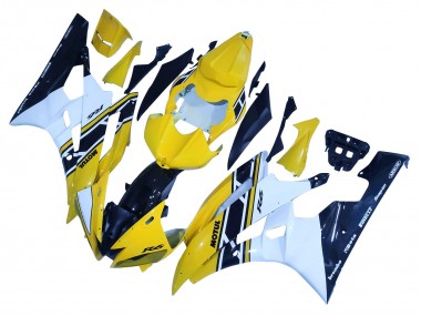 Discount 2006-2007 Yellow White Glossy Black Motul Yamaha YZF 600 R6 Motorcycle Fairings Canada