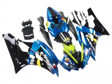 Discount 2006-2007 Blue Neon Green Black Shark Yamaha YZF 600 R6 Motorcycle Fairings Canada