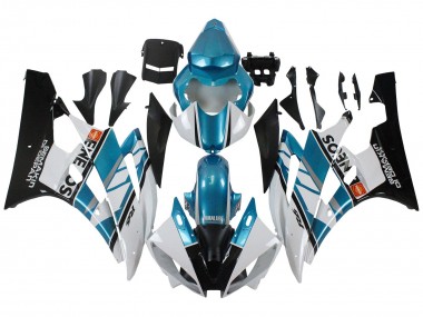 Discount 2006-2007 White Blue Black Semakin Didepan ENEOS Yamaha YZF 600 R6 Motorcycle Fairings Canada