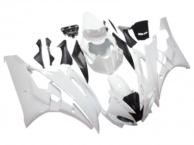 Discount 2006-2007 White Yamaha YZF 600 R6 Motorcycle Fairings Canada