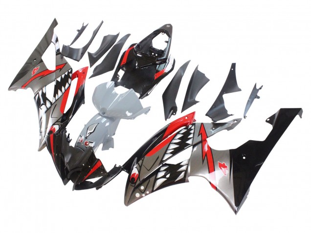 Discount 2008-2016 Silver Black Red Shark 4 Yamaha YZF 600 R6 Motorcycle Fairings Canada