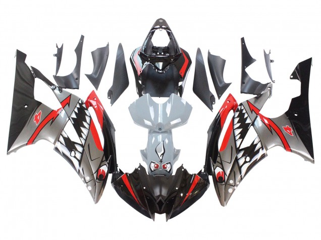 Discount 2008-2016 Silver Black Red Shark 4 Yamaha YZF 600 R6 Motorcycle Fairings Canada