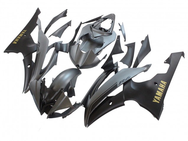 Discount 2008-2016 Grey Matte Black Gold Decals Yamaha YZF 600 R6 Motorcycle Fairings Canada