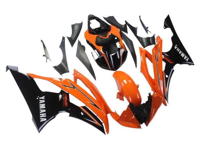 Discount 2008-2016 Orange Black Yamaha YZF 600 R6 Motorcycle Fairings Canada