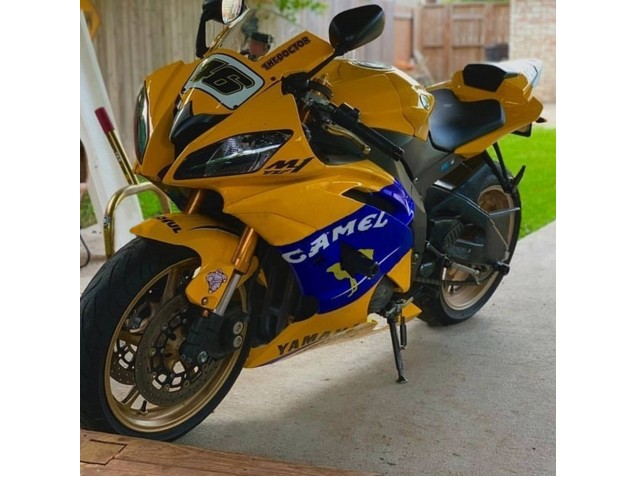 Discount 2008-2016 Yellow Blue Camel Motul Michelin Yamaha YZF 600 R6 Motorcycle Fairings Canada
