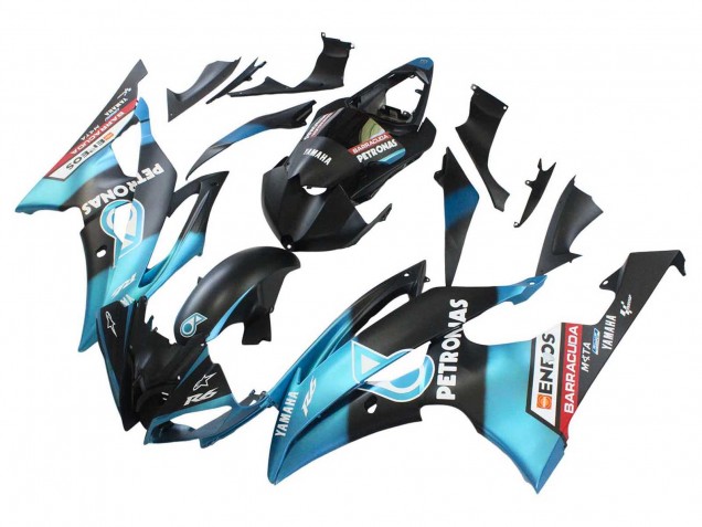 Discount 2008-2016 Light Blue Matte Black Petronas ENEOS Yamaha YZF 600 R6 Motorcycle Fairings Canada