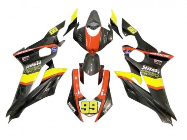 Discount 2008-2016 Yellow Orange Black Carbon Fiber Style Yamaha YZF 600 R6 Motorcycle Fairings Canada