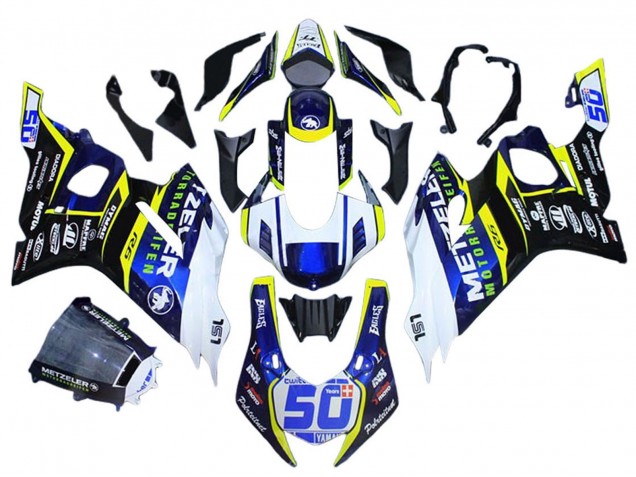 Discount 2017-2023 White Yellow Blue Yamaha YZF 600 R6 Motorcycle Fairings Canada