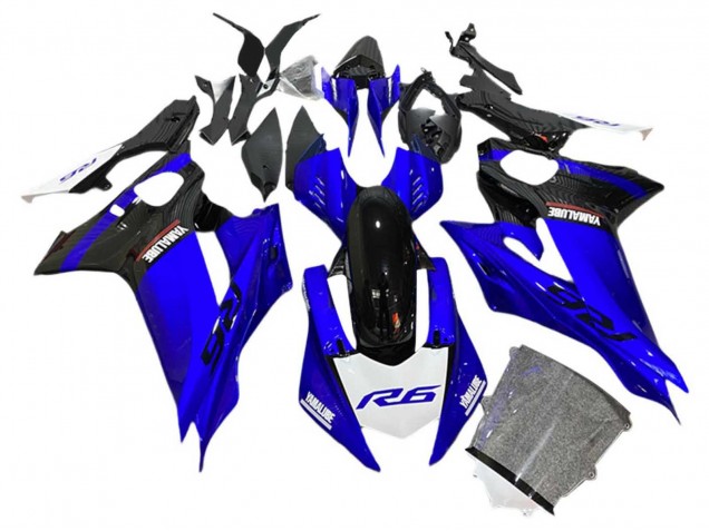 Discount 2017-2023 Blue Black White Yamaha YZF 600 R6 Motorcycle Fairings Canada