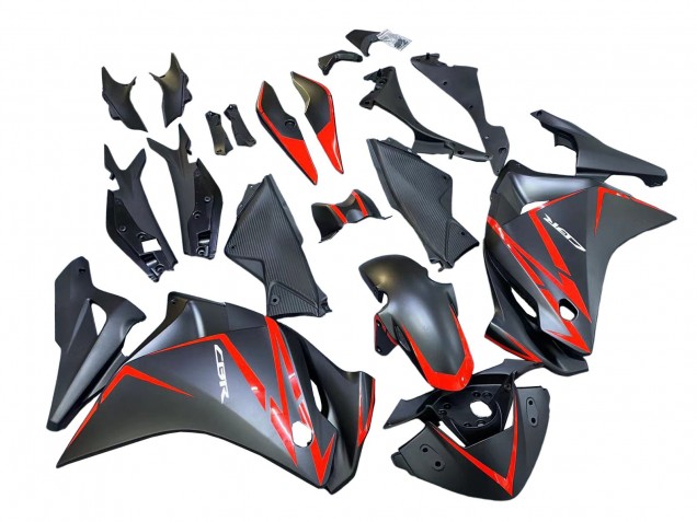 Discount 2011-2015 Matte Black Red Stripe Honda CBR250RR Motorcycle Fairings Canada