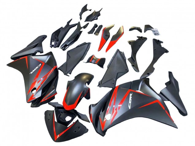 Discount 2011-2015 Matte Black Red Stripe Honda CBR250RR Motorcycle Fairings Canada