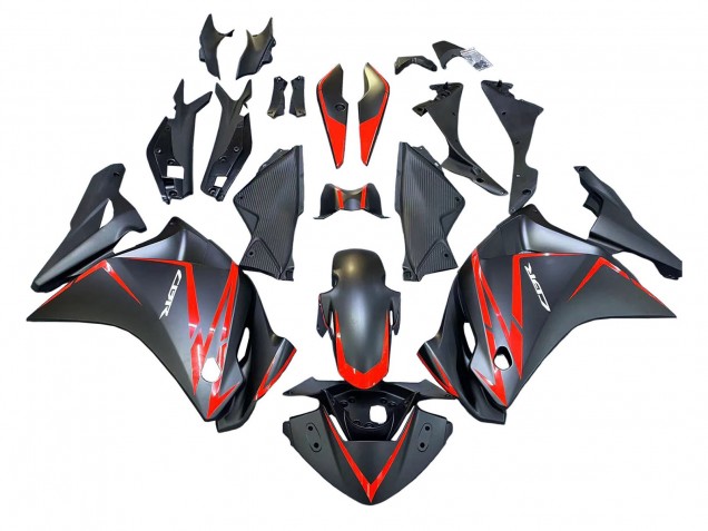 Discount 2011-2015 Matte Black Red Stripe Honda CBR250RR Motorcycle Fairings Canada