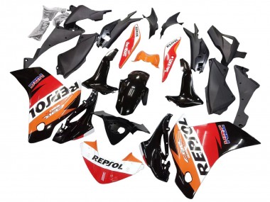 Discount 2011-2015 Orange White Red Black Glossy HRC Repsol Honda CBR250RR Motorcycle Fairings Canada