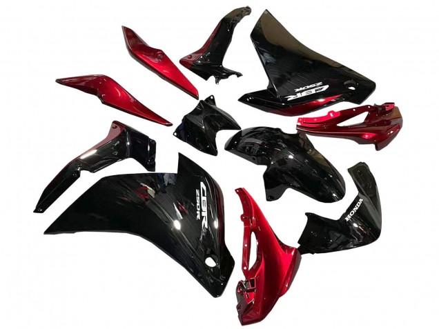 Discount 2011-2015 Glossy Black Red Honda CBR250RR Motorcycle Fairings Canada