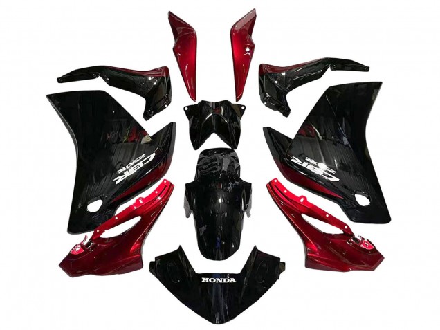 Discount 2011-2015 Glossy Black Red Honda CBR250RR Motorcycle Fairings Canada