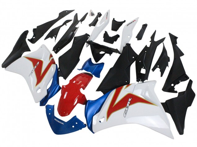 Discount 2011-2015 White Red Light Blue Honda CBR250RR Motorcycle Fairings Canada