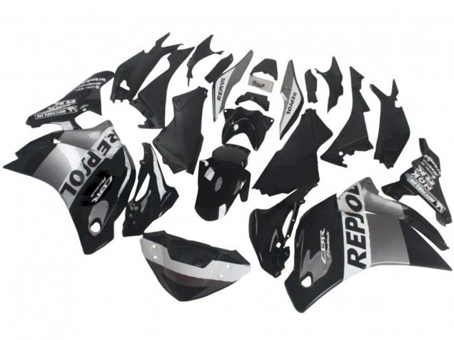 Discount 2011-2015 Silver White Glossy Black Repsol Honda CBR250RR Motorcycle Fairings Canada