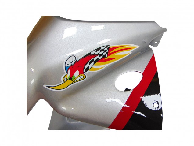 Discount 2000-2006 Silver Red Black Stripe Racing Honda VTR1000 Motorcycle Fairings Canada