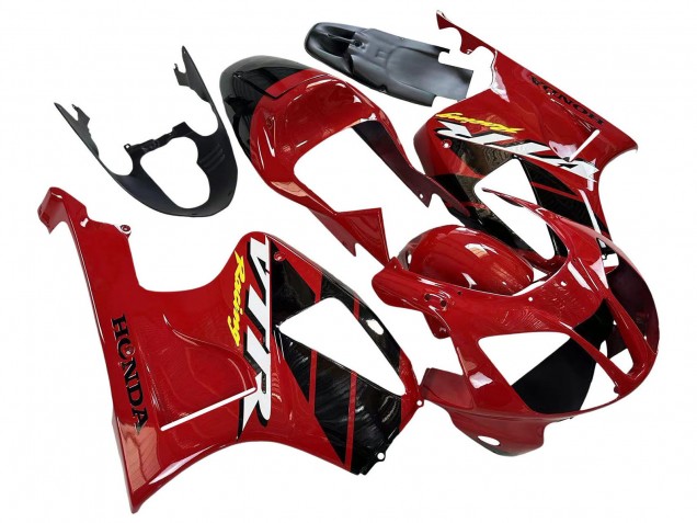 Discount 2000-2006 Red Black Stripe Racing Honda VTR1000 Motorcycle Fairings Canada