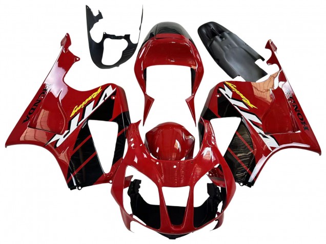 Discount 2000-2006 Red Black Stripe Racing Honda VTR1000 Motorcycle Fairings Canada