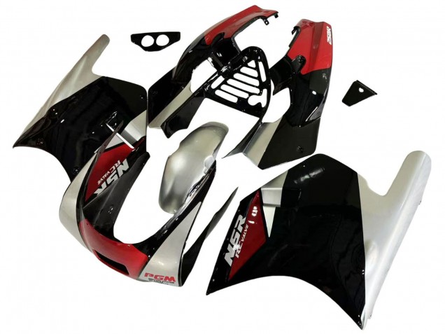 Discount 1988-1989 Silver Red Glossy Black Honda NSR250R Motorcycle Fairings Canada