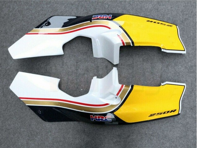 Discount 1988-1989 White Yellow Gold Glossy Black Honda NSR250R Motorcycle Fairings Canada