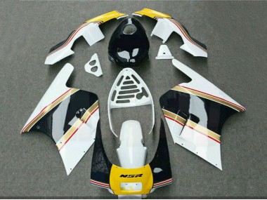 Discount 1988-1989 White Yellow Gold Glossy Black Honda NSR250R Motorcycle Fairings Canada