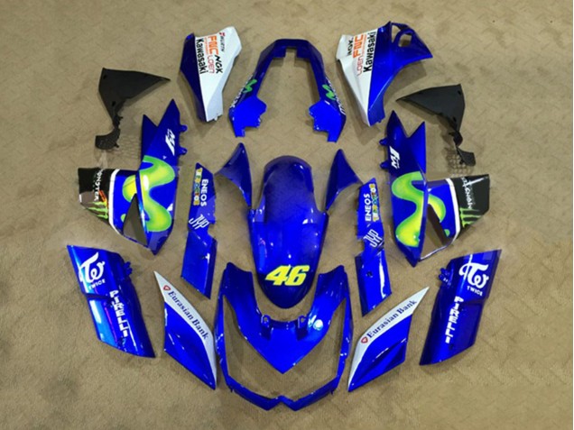 Discount 2010-2013 White Blue Yellow Monster Kawasaki Z1000 Motorcycle Fairings Canada