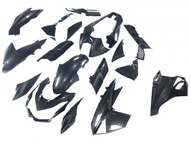 Discount 2010-2013 Black Carbon Fiber Kawasaki Z1000 Motorcycle Fairings Canada