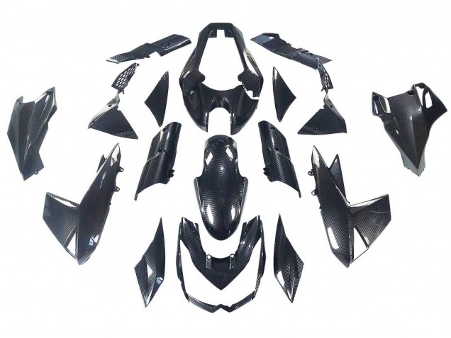 Discount 2010-2013 Black Carbon Fiber Kawasaki Z1000 Motorcycle Fairings Canada