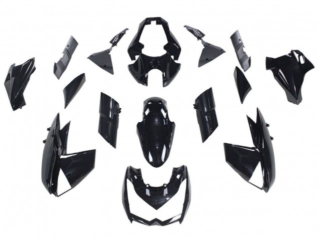 Discount 2010-2013 Glossy Black Kawasaki Z1000 Motorcycle Fairings Canada