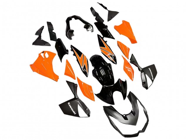 Discount 2010-2013 Orange Glossy Black Kawasaki Z1000 Motorcycle Fairings Canada