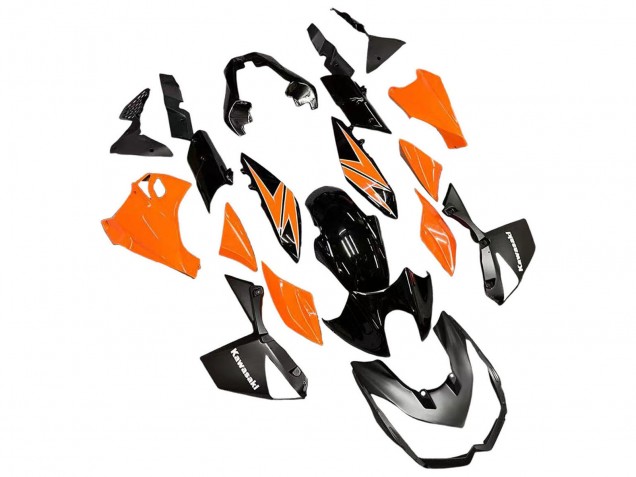 Discount 2010-2013 Orange Glossy Black Kawasaki Z1000 Motorcycle Fairings Canada